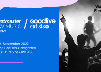 Waves Vienna 2022 – Goodlive Artists X Ticketmaster New Music present – Reception & showcase